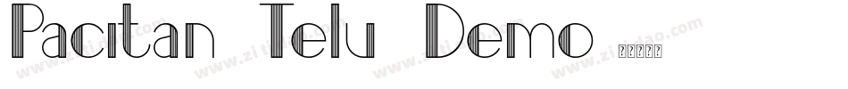 Pacitan Telu Demo字体转换